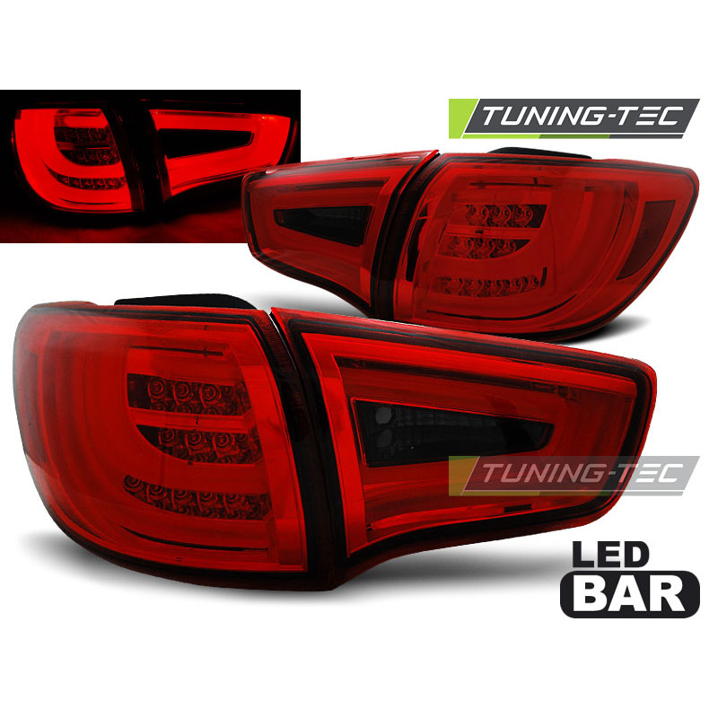 Fanali Posteriori LED Rosso Fumé per Kia Sportage Iii 2010-04/2014 (Cod. TT-LDKI02)