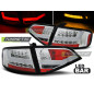 Fanali Posteriori LED Cromato per Audi A4 B8 2008-2011 (Cod. TT-LDAU96)
