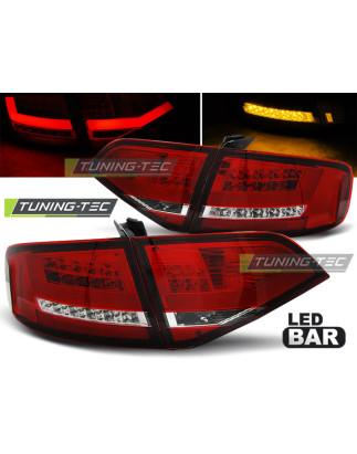 Fanali Posteriori LED Rosso/bianco per Audi A4 B8 2008-2011 (Cod. TT-LDAU97)