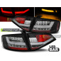 Fanali Posteriori LED Nero per Audi A4 B8 2008-2011 (Cod. TT-LDAUA0)