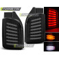 Fanali Posteriori LED Nero per Volkswagen T5 /10-15 Transporter 04/2003-2009 (Cod. TT-LDVWA7)