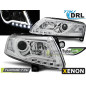 Fari Anteriori Luci Diurne DRL Cromato per Audi A6 C6 2004-2008 (Cod. TT-LPAUC0)