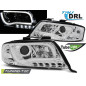 Fari Anteriori Luci Diurne DRL Cromato per Audi A6 06/2001-05/2004 (Cod. TT-LPAUB8)