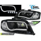 Fari Anteriori Luci Diurne DRL Nero per Audi A6 05/1997-05/2001 (Cod. TT-LPAUB7)