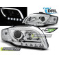 Fari Anteriori Luci Diurne DRL Cromato per Audi A4 B7 11/2004-03/2008 (Cod. TT-LPAUB4)