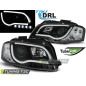 Fari Anteriori Luci Diurne DRL Nero per Audi A3 8P 05/2003-03/2008 (Cod. TT-LPAUB1)