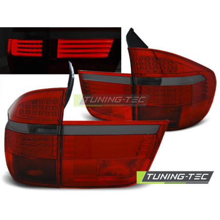 Fanali Posteriori LED Rosso Fumé per BMW X5 E70 03/2007-05/2010 (Cod. TT-LDBM92)