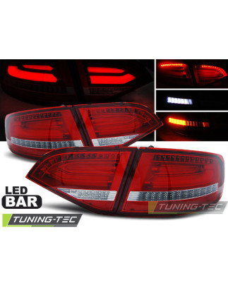 Fanali Posteriori LED Rosso/bianco per Audi A4 B8 Avant 2008-2011 (Cod. TT-LDAUA5)