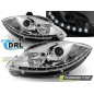 Fari Anteriori Luci Diurne DRL Cromato per Seat Leon Altea 2009-2012 (Cod. TT-LPSE25)