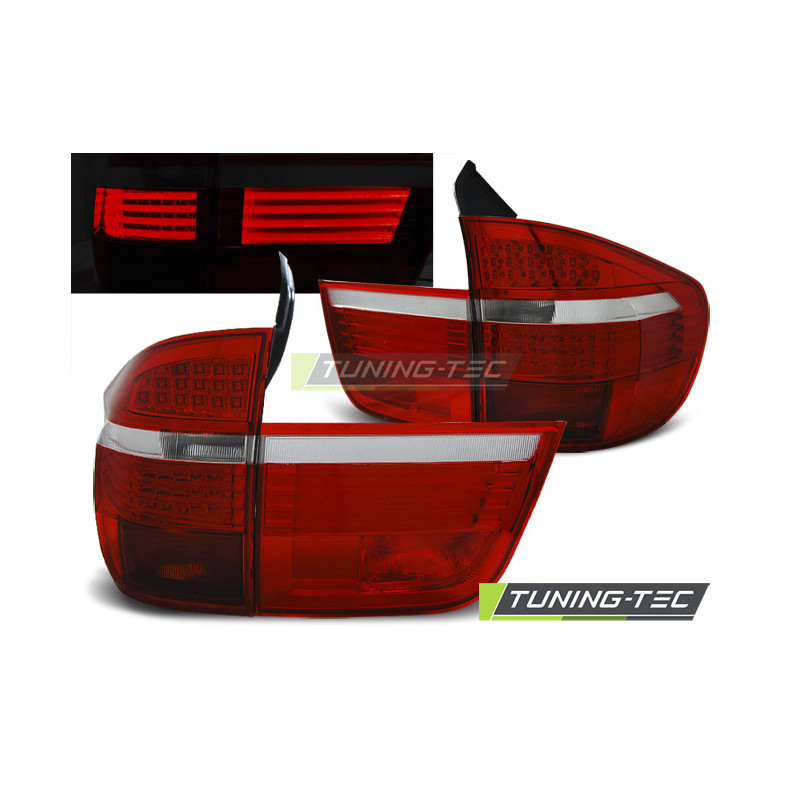 Fanali Posteriori LED Rosso/bianco per BMW X5 E70 03/2007-05/2010 (Cod. TT-LDBM91)