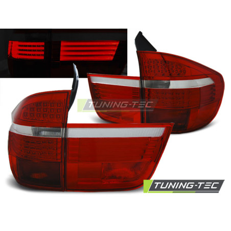 Fanali Posteriori LED Rosso/bianco per BMW X5 E70 03/2007-05/2010 (Cod. TT-LDBM91)