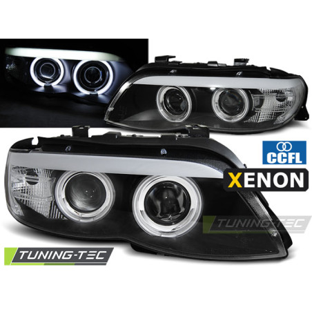Fari Anteriori Angel Eyes per BMW X5 E53 11/2003-2006 (Cod. TT-LPBMD1)