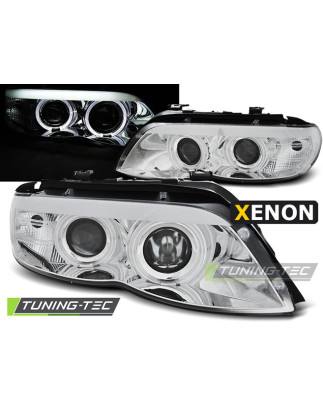 Fari Anteriori Angel Eyes per BMW X5 E53 11/2003-2006 (Cod. TT-LPBMC2)
