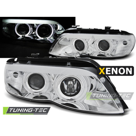 Fari Anteriori Angel Eyes per BMW X5 E53 11/2003-2006 (Cod. TT-LPBMC2)