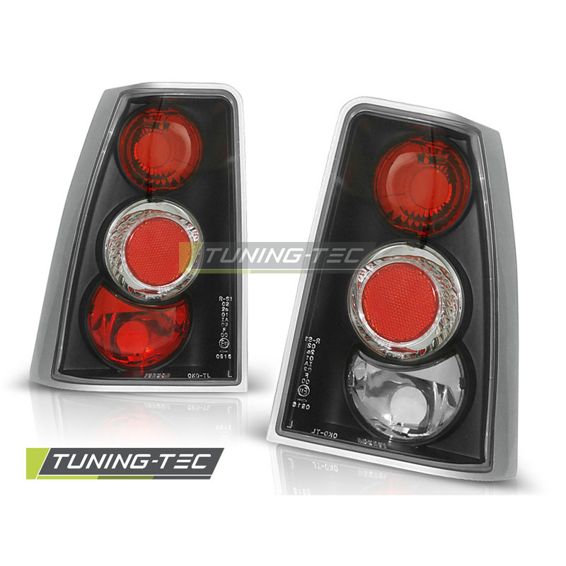 Fanali Posteriori Nero per Opel Kadett e 09/1984-08/1991 (Cod. TT-LTOP42)