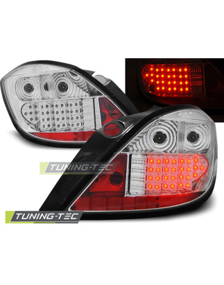 Fanali Posteriori LED Cromato per Opel Astra H 5D 03/2004-2009 (Cod. TT-LDOP11)