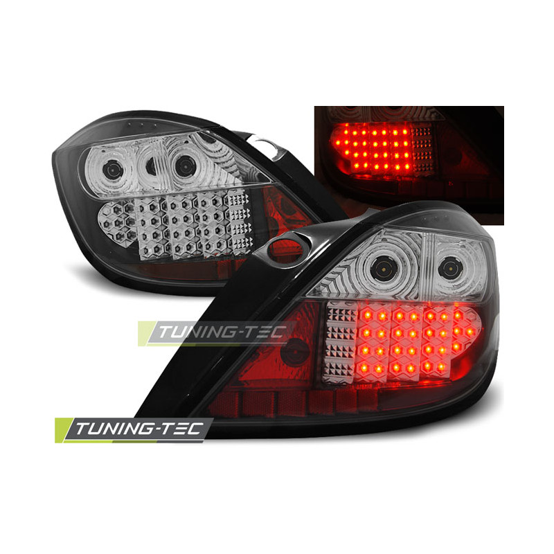 Fanali Posteriori LED Nero per Opel Astra H 5D 03/2004-2009 (Cod. TT-LDOP13)