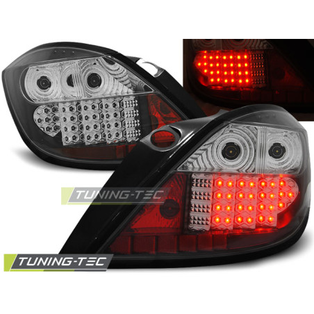 Fanali Posteriori LED Nero per Opel Astra H 5D 03/2004-2009 (Cod. TT-LDOP13)