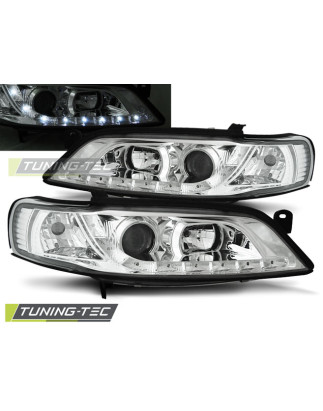 Fari Anteriori con Luci Diurne Luci Diurne Cromato per Opel Vectra B 11/1996-12/1998 (Cod. TT-LPOP15