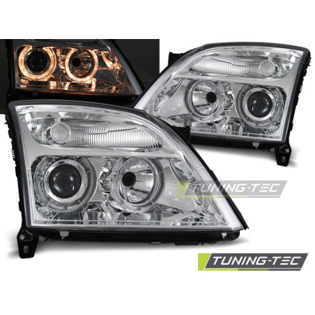 Fari Anteriori Angel Eyes per Opel Vectra C 04/2002-08/2005 (Cod. TT-LPOP25)