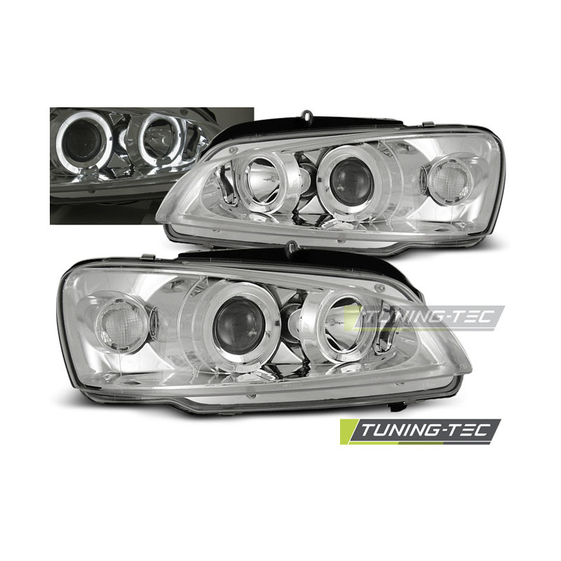 Fari Anteriori Angel Eyes per Peugeot 106 08/1996-2003 (Cod. TT-LPPE01)