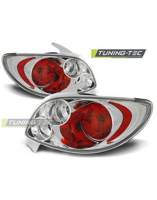 Fanali Posteriori Cromato per Peugeot 206 Dal 10/1998 (Cod. TT-LTPE10)