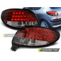 Fanali Posteriori LED Rosso/bianco per Peugeot 206 Dal 10/1998 (Cod. TT-LDPE07)