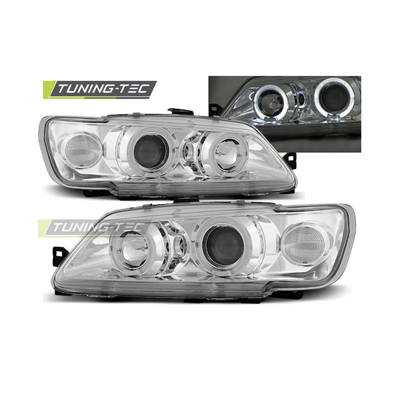 Fari Anteriori Angel Eyes per Peugeot 306 02/1993-04/1997 (Cod. TT-LPPE08)