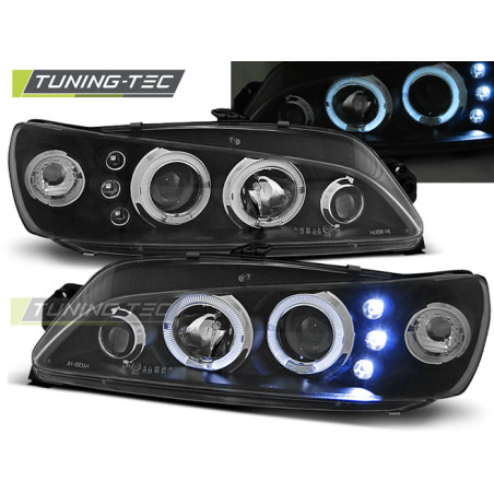Fari Anteriori Angel Eyes per Peugeot 306 05/1997-03/2001 (Cod. TT-LPPE17)