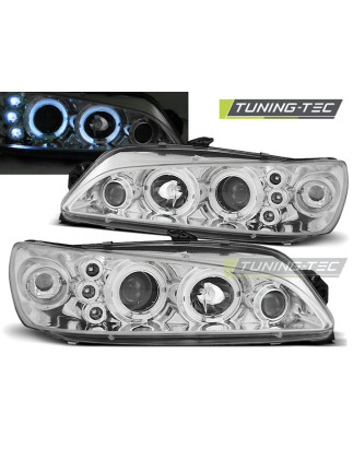 Fari Anteriori Angel Eyes per Peugeot 306 05/1997-03/2001 (Cod. TT-LPPE16)