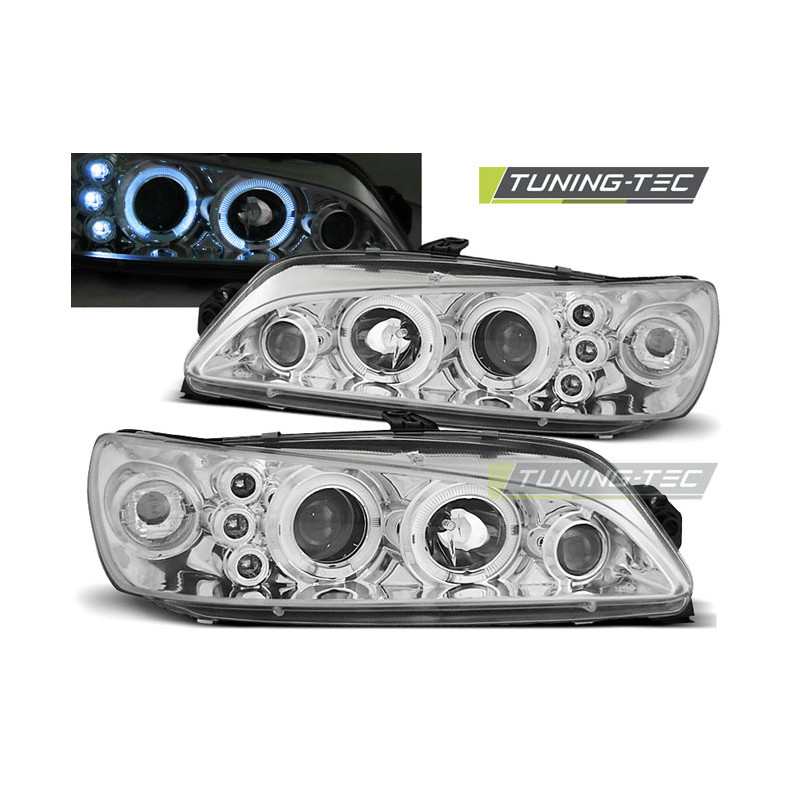 Fari Anteriori Angel Eyes per Peugeot 306 05/1997-03/2001 (Cod. TT-LPPE16)