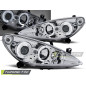 Fari Anteriori Angel Eyes per Peugeot 307 04/2001-06/2005 (Cod. TT-LPPE09)