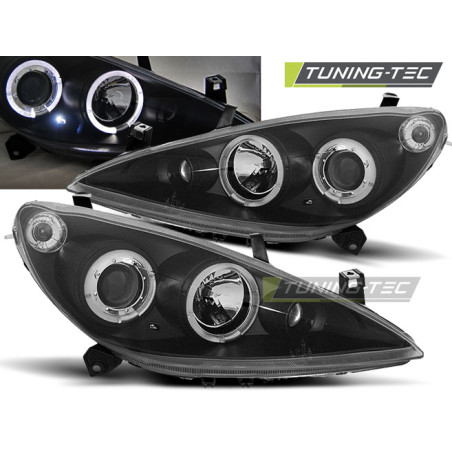 Fari Anteriori Angel Eyes per Peugeot 307 04/2001-06/2005 (Cod. TT-LPPE10)