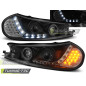 Fari Anteriori con Luci Diurne Luci Diurne Nero per Ford Mondeo 10/1996-08/2000 (Cod. TT-LPFO29)