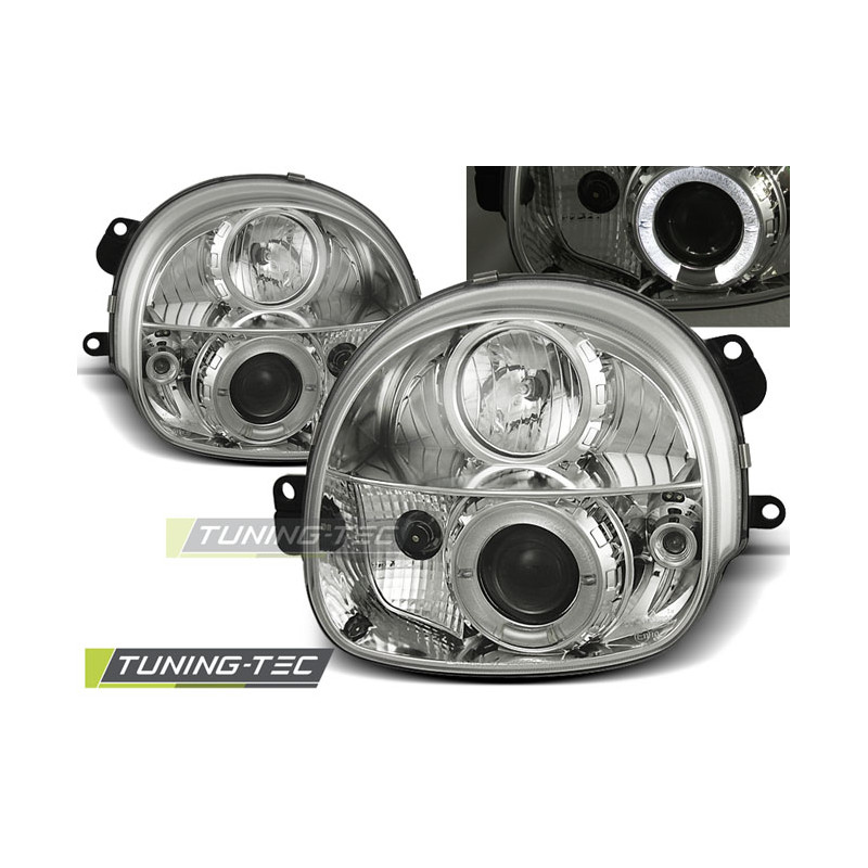 Fari Anteriori Angel Eyes per Renault Twingo 03/1993-09/1998 (Cod. TT-LPRE03)