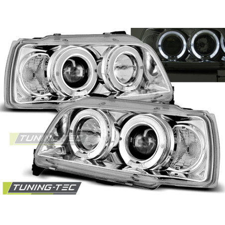 Fari Anteriori Angel Eyes per Renault Clio 06/1990-1995 (Cod. TT-LPRE01)