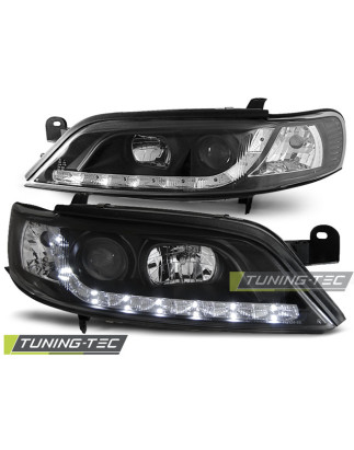 Fari Anteriori con Luci Diurne Luci Diurne Nero per Opel Vectra B 11/1995-12/1998 (Cod. TT-LPOP16)