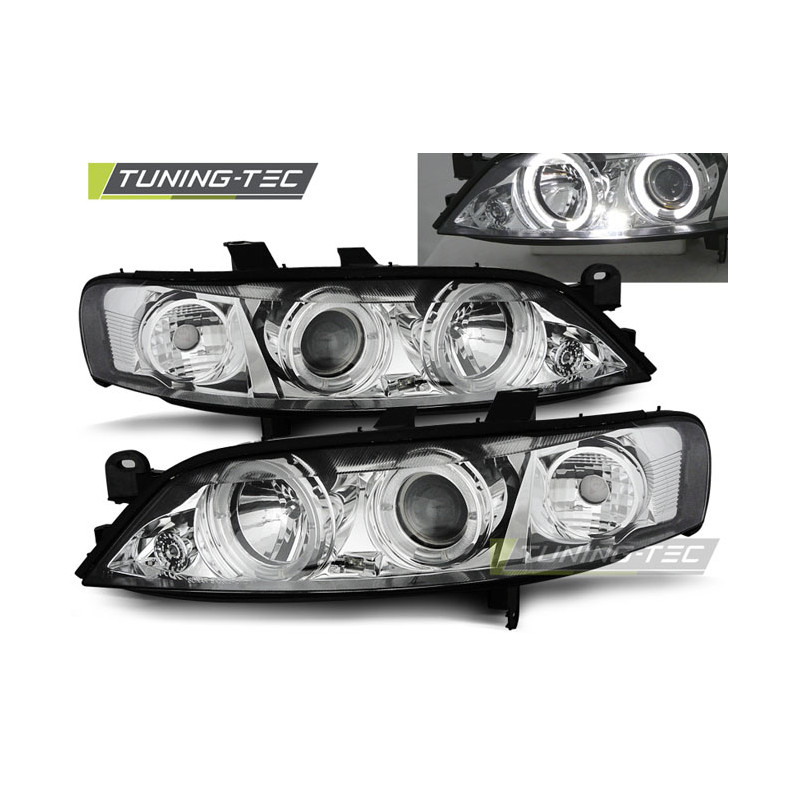 Fari Anteriori Angel Eyes per Opel Vectra B 1999-03/2002 (Cod. TT-LPOP22)