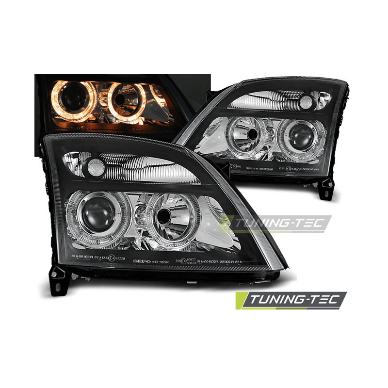 Fari Anteriori Angel Eyes per Opel Vectra C 04/2002-08/2005 (Cod. TT-LPOP33)