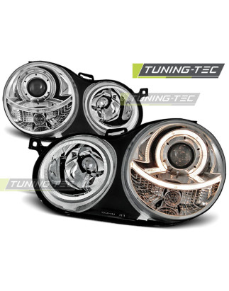Fari Anteriori Angel Eyes per Volkswagen Polo 9N 11/2001-04/2005 (Cod. TT-LPVW58)