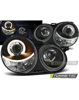 Fari Anteriori Angel Eyes per Volkswagen Polo 9N 11/2001-04/2005 (Cod. TT-LPVW59)