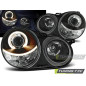 Fari Anteriori Angel Eyes per Volkswagen Polo 9N 11/2001-04/2005 (Cod. TT-LPVW59)