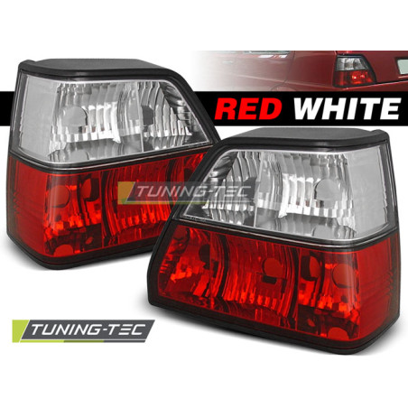 Fanali Posteriori Rosso/bianco per Volkswagen Golf 2 08/1983-08/1991 (Cod. TT-LTVW15)
