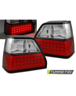 Fanali Posteriori LED Rosso/bianco per Volkswagen Golf 2 08/1983-08/1991 (Cod. TT-LDVW33)