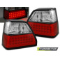 Fanali Posteriori LED Rosso/bianco per Volkswagen Golf 2 08/1983-08/1991 (Cod. TT-LDVW33)