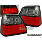 Fanali Posteriori LED Rosso Fumé per Volkswagen Golf 2 08/1983-08/1991 (Cod. TT-LDVW34)
