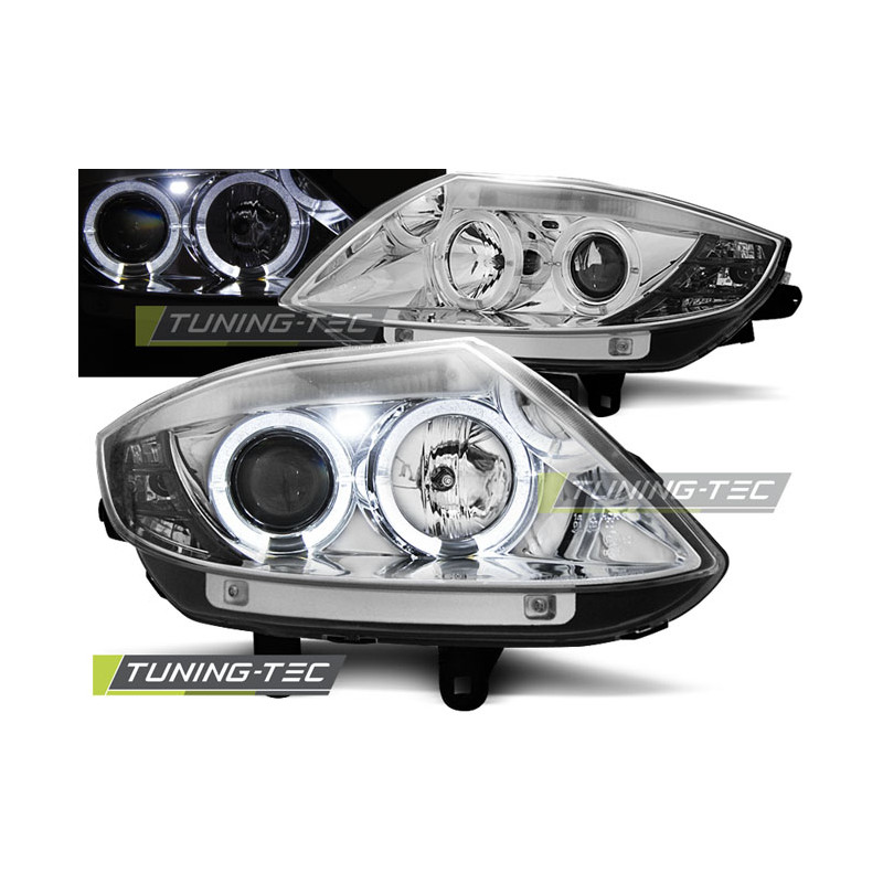 Fari Anteriori Angel Eyes per BMW Z4 E85 E86 2002-2008 (Cod. TT-LPBM77)