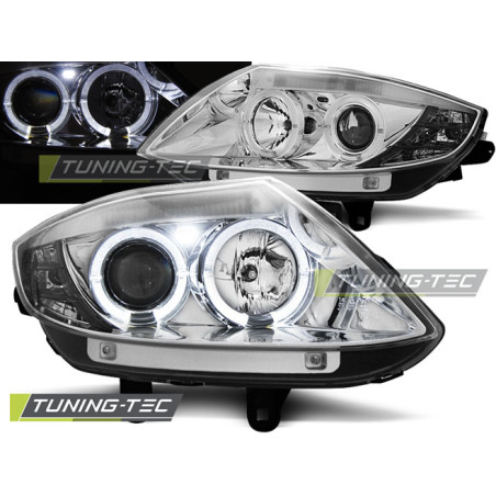 Fari Anteriori Angel Eyes per BMW Z4 E85 E86 2002-2008 (Cod. TT-LPBM77)