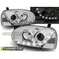 Fari Anteriori Luci Diurne Cromato per Volkswagen Golf 3 1991-1997 (Cod. TT-LPVW94)