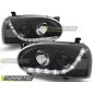 Fari Anteriori Luci Diurne Nero per Volkswagen Golf 3 1991-1997 (Cod. TT-LPVW95)